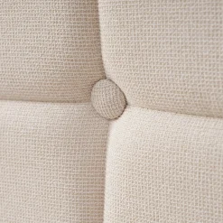 Lit avec rangement 90 x 200 cm - Lit Simple avec Tiroirs et LED - Lin Bois Métal - Sans Matelas - Beige><noscript><img width=