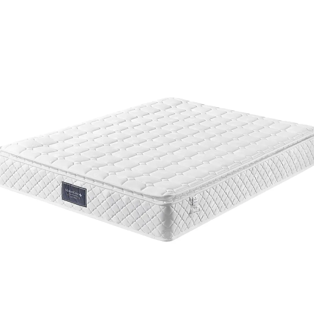 Lit avec rangement 160 x 200 cm - Lit double avec 4 tiroirs et tête de lit réglable - Avec Matelas - Beige>Okwish Sale