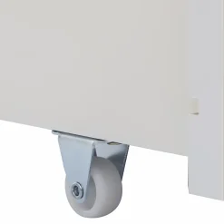 Okwish Lit avec rangement 140x200 cm - Lit double avec tiroirs et tête de lit - Pin massif + MDF - Sans Matelas - Blanc* Lit Avec Rangement