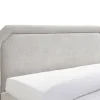 Vente-unique Lit avec tiroirs 160 x 200 cm - Tissu - Beige + Matelas - INASTO* Lit Avec Rangement