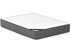 Vente-unique Lit avec tiroirs 180 x 200 cm - Tissu velours - Beige + Matelas - LEOPOLD* Lit Avec Rangement