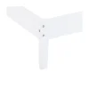 Weber Industries Lit avec tête à barreaux PARKER 160 x 200 cm / Blanc* Lit Double