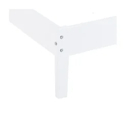 Weber Industries Lit avec tête à barreaux PARKER 160 x 200 cm / Blanc* Lit Double