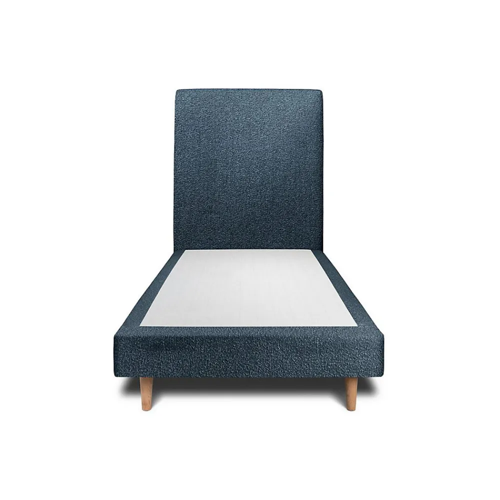 Sommeil De Plomb Lit avec tête de lit bouclette et sommier tapissier - Lit en bois massif* Lit Simple