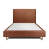 Lit avec tête de lit bouclette et sommier tapissier - Lit en bois massif>Sommeil De Plomb Outlet