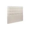 Sommeil De Plomb Lit avec tête de lit capitonnée et sommier tapissier - Lit en bois massif* Lit Double
