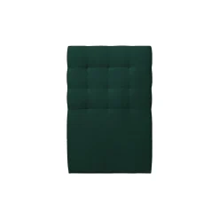 Sommeil De Plomb Lit avec tête de lit capitonnée velours et sommier - Lit en bois massif* Lit Simple