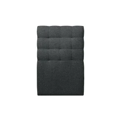 Lit avec tête de lit capitonnée et sommier tapissier - Lit en bois massif><noscript><img width=