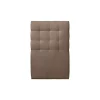 Sommeil De Plomb Lit avec tête de lit capitonnée velours et sommier - Lit en bois massif* Lit Simple