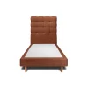 Lit avec tête de lit capitonnée et sommier tapissier - Lit en bois massif>Sommeil De Plomb Clearance