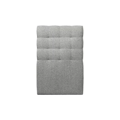 Lit avec tête de lit capitonnée et sommier tapissier - Lit en bois massif><noscript><img width=
