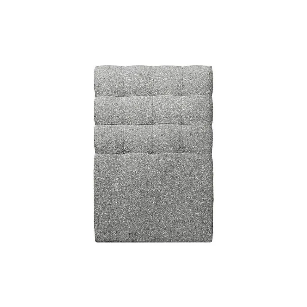 Lit avec tête de lit capitonnée et sommier tapissier - Lit en bois massif>Sommeil De Plomb