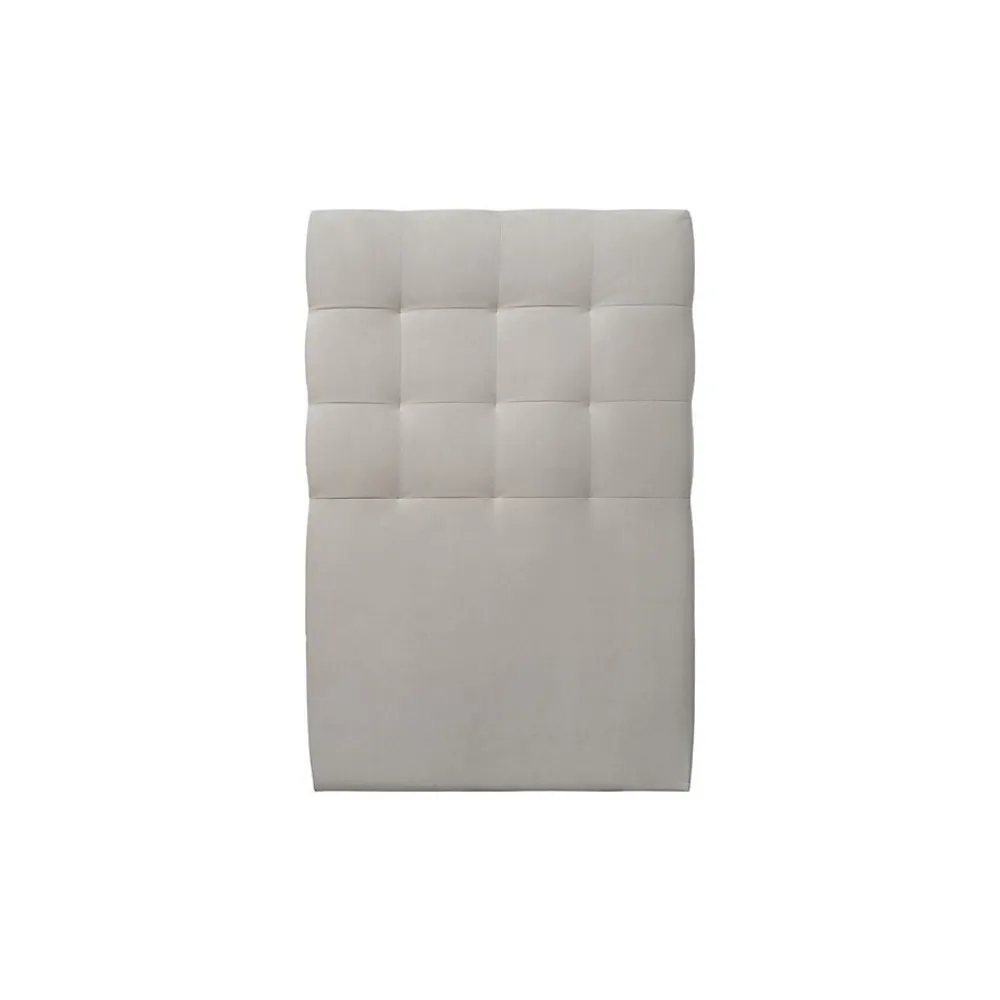Lit avec tête de lit capitonnée velours et sommier kit - Lit en bois massif>Sommeil De Plomb Outlet