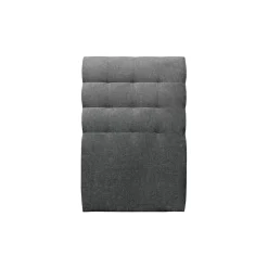 Sommeil De Plomb Lit avec tête de lit capitonnée tissu et sommier tapissier - Lit en bois massif* Lit Simple