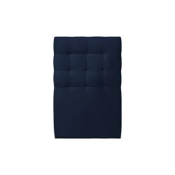 Sommeil De Plomb Lit avec tête de lit capitonnée velours et sommier - Lit en bois massif* Lit Simple