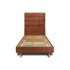 Lit avec tête de lit capitonnée et sommier kit - Lit en bois massif>Sommeil De Plomb Online