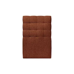Lit avec tête de lit capitonnée et sommier kit - Lit en bois massif><noscript><img width=