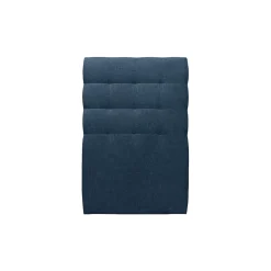 Sommeil De Plomb Lit avec tête de lit capitonnée tissu et sommier tapissier - Lit en bois massif* Lit Simple