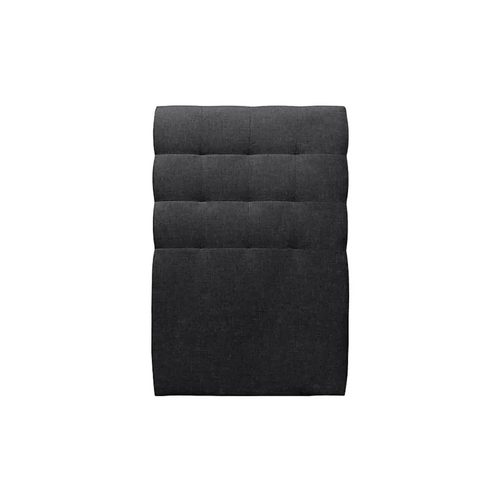 Lit avec tête de lit capitonnée tissu et sommier tapissier - Lit en bois massif>Sommeil De Plomb Best
