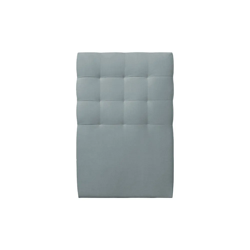 Lit avec tête de lit capitonnée velours et sommier kit - Lit en bois massif>Sommeil De Plomb