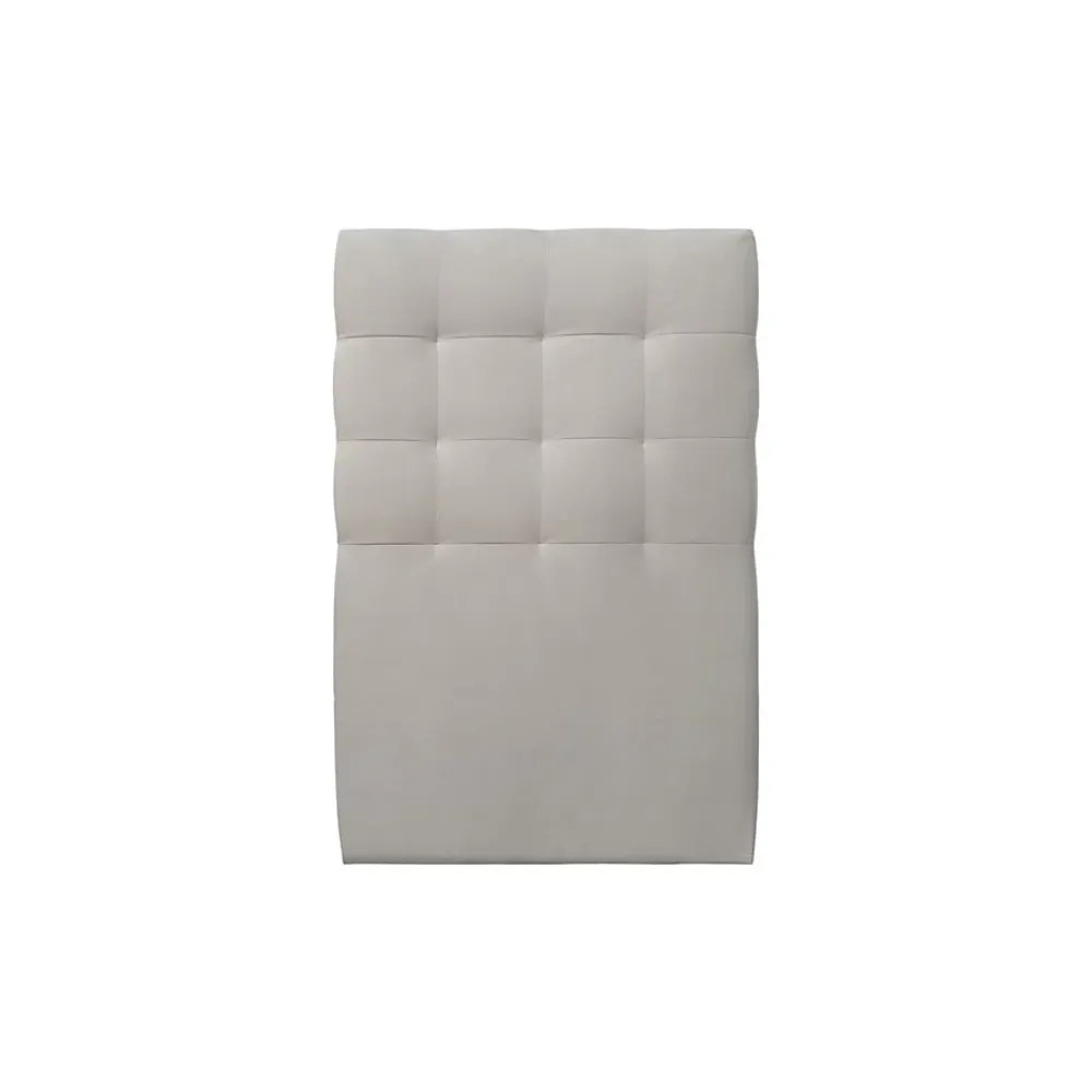 Sommeil De Plomb Lit avec tête de lit capitonnée velours et sommier - Lit en bois massif* Lit Simple