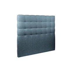 Lit avec tête de lit capitonnée et sommier tapissier - Lit en bois massif><noscript><img width=