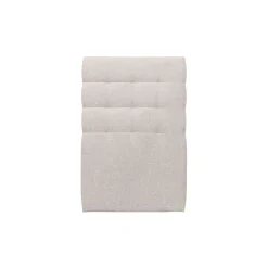 Lit avec tête de lit capitonnée tissu et sommier tapissier - Lit en bois massif><noscript><img width=
