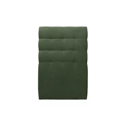 Sommeil De Plomb Lit avec tête de lit capitonnée tissu et sommier tapissier - Lit en bois massif* Lit Simple