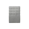 Sommeil De Plomb Lit avec tête de lit capitonnée et sommier tapissier - Lit en bois massif* Lit Simple
