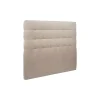 Sommeil De Plomb Lit avec tête de lit capitonnée tissu et sommier kit - Lit en bois massif* Lit Simple