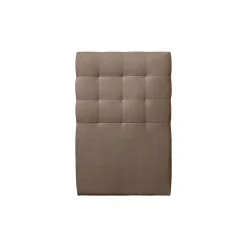 Sommeil De Plomb Lit avec tête de lit capitonnée velours et sommier kit - Lit en bois massif* Lit Simple