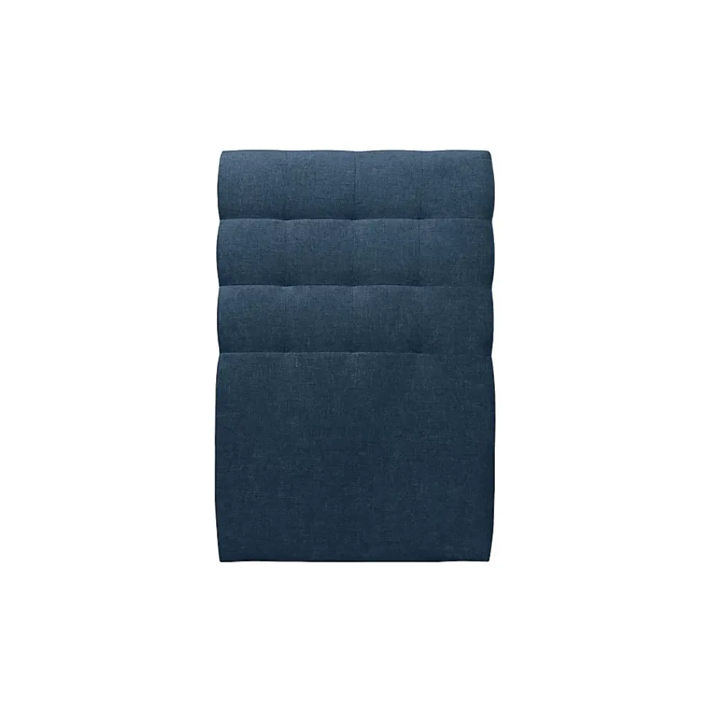 Sommeil De Plomb Lit avec tête de lit capitonnée tissu et sommier kit - Lit en bois massif* Lit Simple