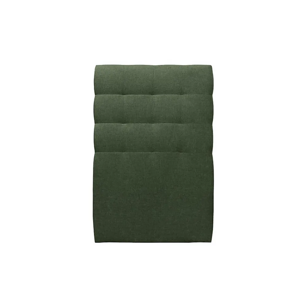 Lit avec tête de lit capitonnée tissu et sommier tapissier - Lit en bois massif>Sommeil De Plomb Sale