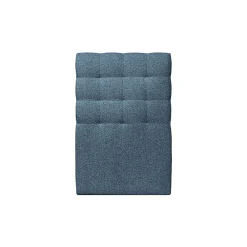 Lit avec tête de lit capitonnée et sommier kit - Lit en bois massif><noscript><img width=