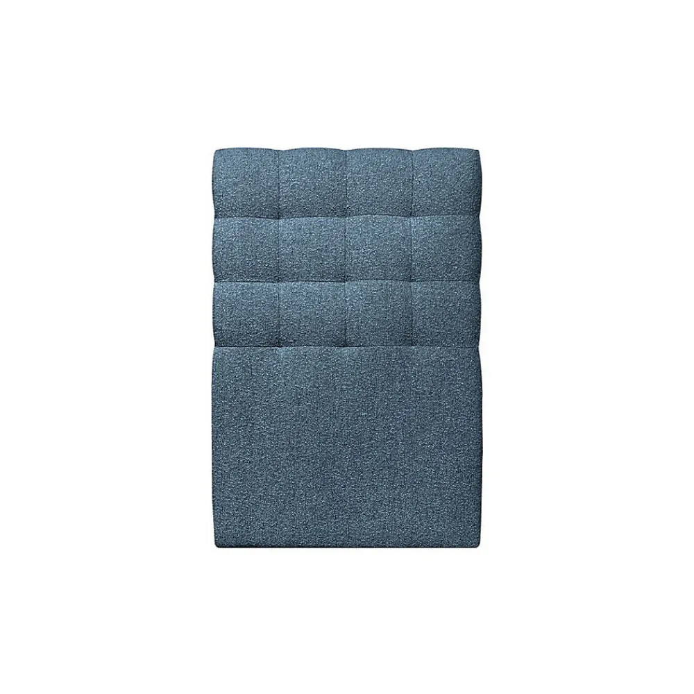 Sommeil De Plomb Lit avec tête de lit capitonnée et sommier kit - Lit en bois massif* Lit Simple