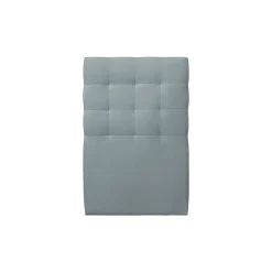 Sommeil De Plomb Lit avec tête de lit capitonnée velours et sommier - Lit en bois massif* Lit Simple