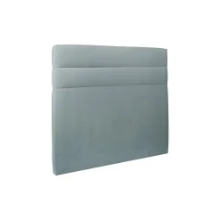 Sommeil De Plomb Lit avec tête de lit lignes velours et sommier kit - Lit en bois massif* Lit Simple