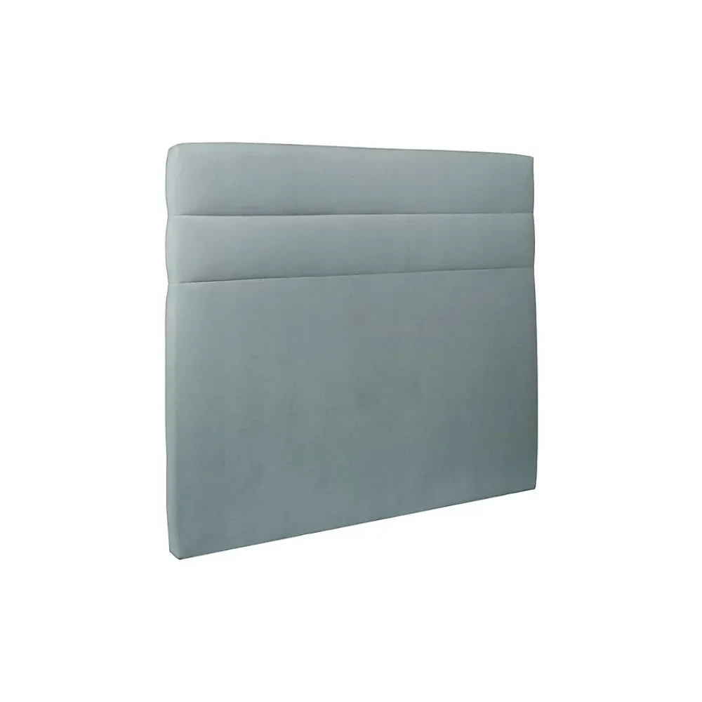 Sommeil De Plomb Lit avec tête de lit lignes velours et sommier kit - Lit en bois massif* Lit Simple