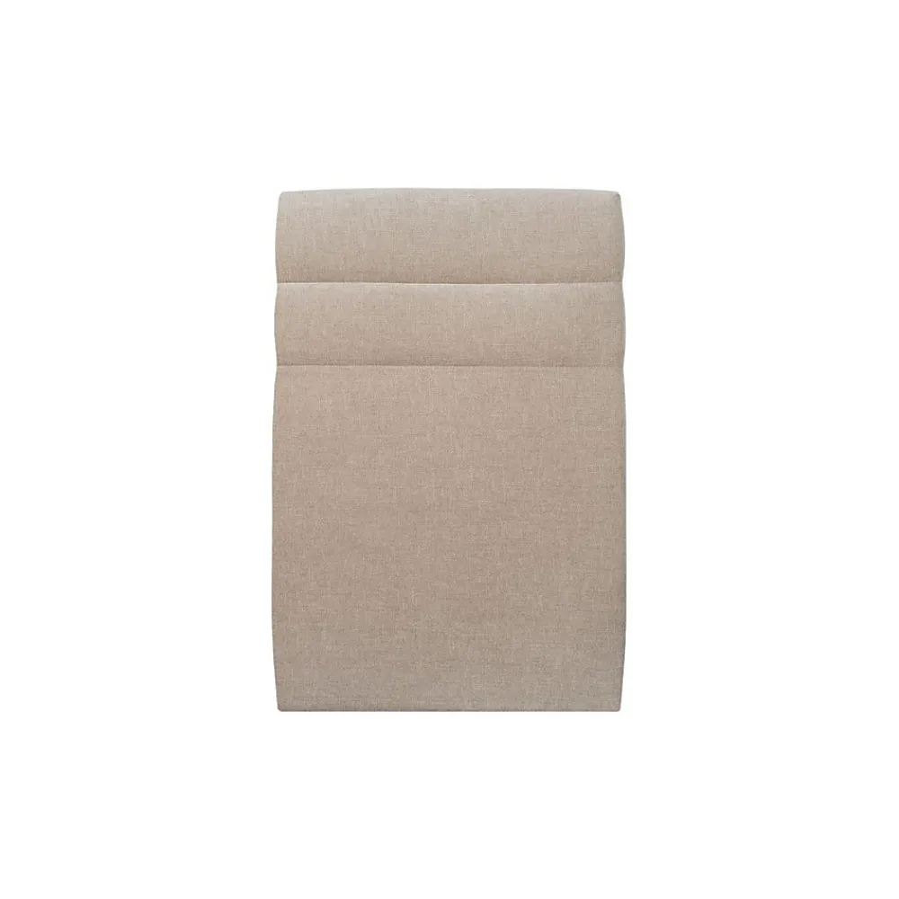 Lit avec tête de lit lignes tissu et sommier tapissier - Lit en bois massif>Sommeil De Plomb Best