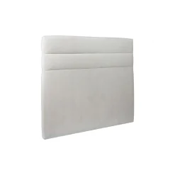 Lit avec tête de lit lignes velours et sommier kit - Lit en bois massif><noscript><img width=