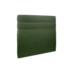 Sommeil De Plomb Lit avec tête de lit lignes tissu et sommier tapissier - Lit en bois massif* Lit Simple