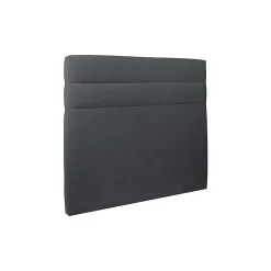 Sommeil De Plomb Lit avec tête de lit lignes velours et sommier tapissier - Lit en bois massif* Lit Double