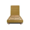 Lit avec tête de lit lignes tissu et sommier kit - Lit en bois massif>Sommeil De Plomb Sale