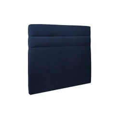 Sommeil De Plomb Lit avec tête de lit lignes velours et sommier tapissier - Lit en bois massif* Lit Double
