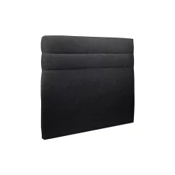 Sommeil De Plomb Lit avec tête de lit lignes tissu et sommier tapissier - Lit en bois massif* Lit Double