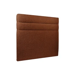 Lit avec tête de lit lignes bouclette et sommier kit - Lit en bois massif><noscript><img width=
