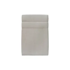 Lit avec tête de lit lignes velours et sommier kit - Lit en bois massif><noscript><img width=