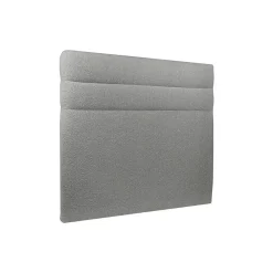 Sommeil De Plomb Lit avec tête de lit lignes bouclette et sommier tapissier - Lit en bois massif* Lit Double