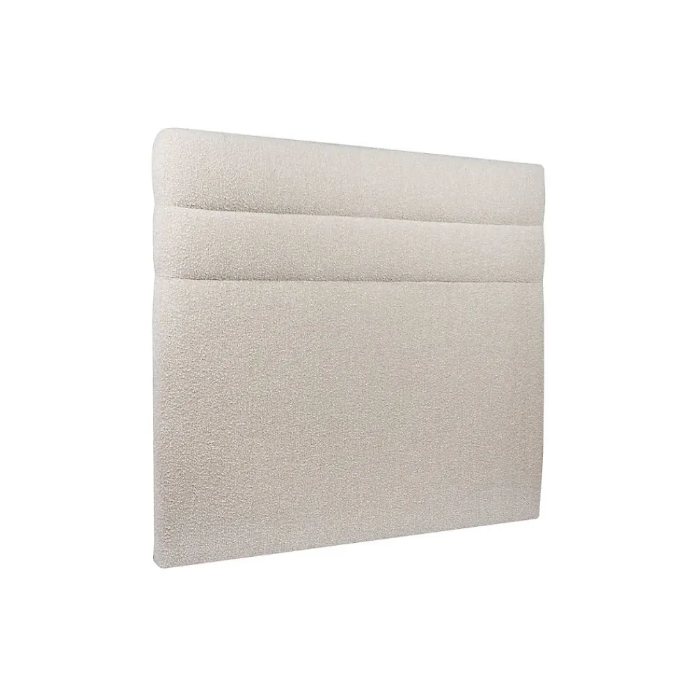 Lit avec tête de lit lignes bouclette et sommier kit - Lit en bois massif>Sommeil De Plomb New