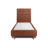 Lit avec tête de lit lignes bouclette et sommier tapissier - Lit en bois massif>Sommeil De Plomb New